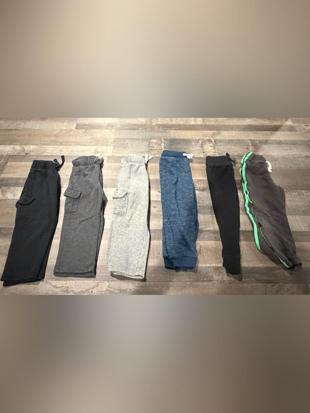 Kids Knit Jogger Pants - Gray, Black, Blue